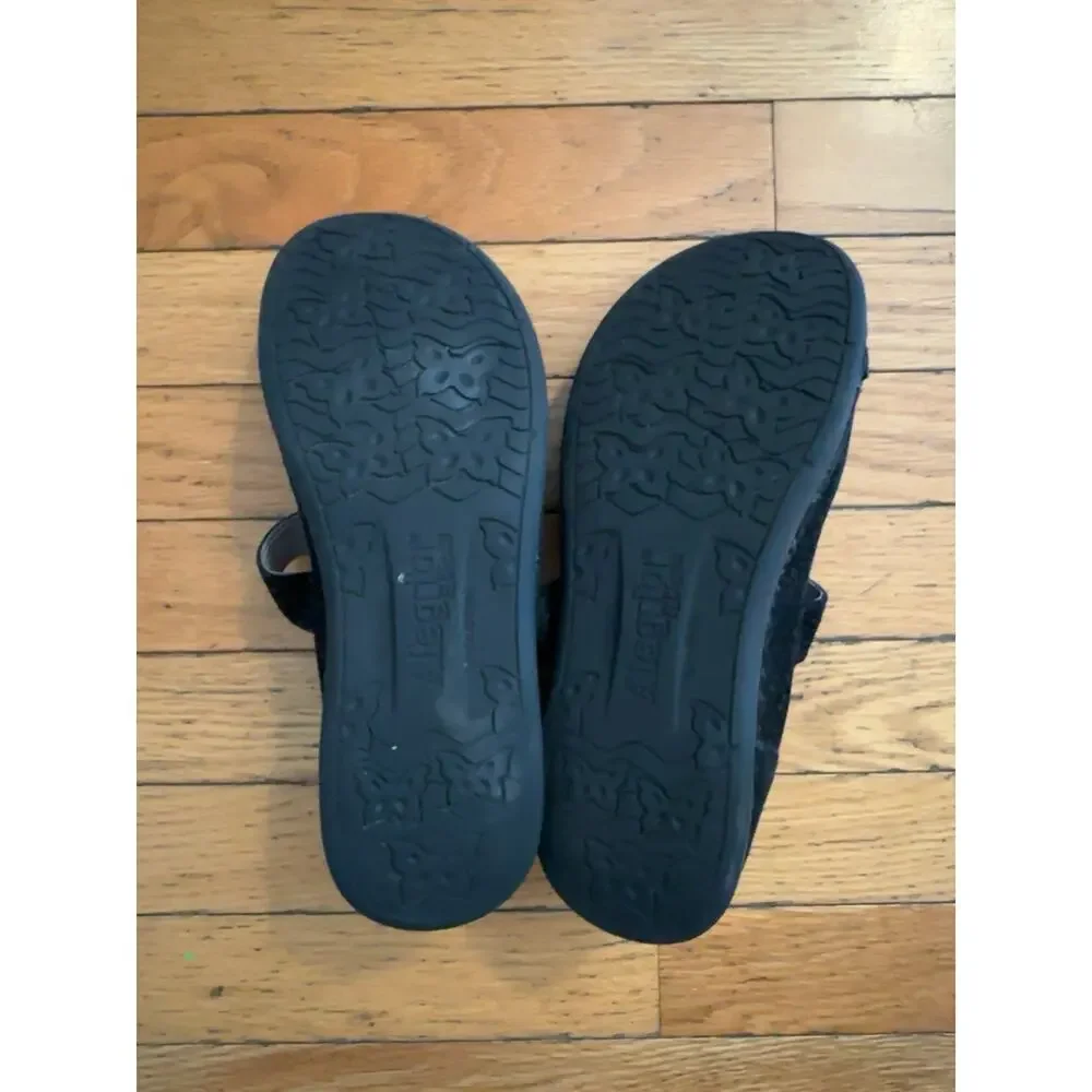 Alegria GEM765 Black Mary Jane Comfort Shoes Women’s Size 39 US 9 Glitter
